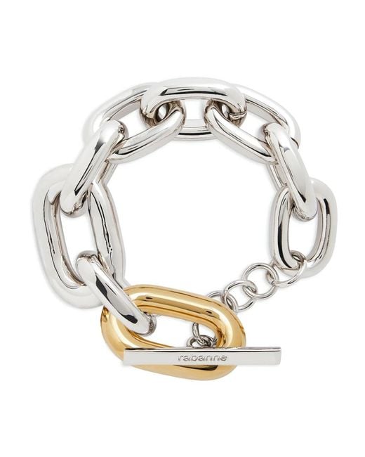 Bracelets Rabanne de color Metallic