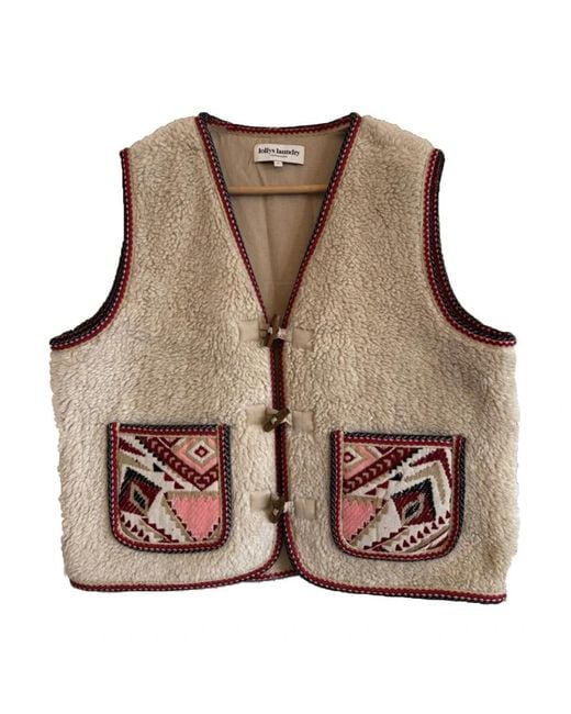 Lolly's Laundry Jassen ,Veelkleurig ,Vests in het Natural