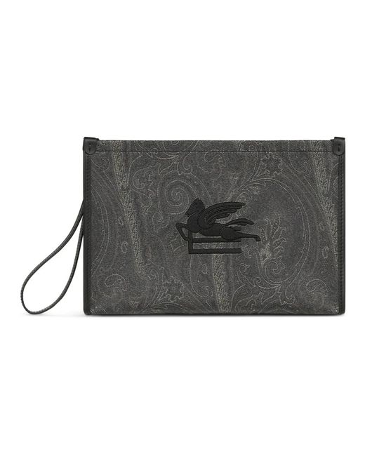 Clutches di Etro in Black da Uomo