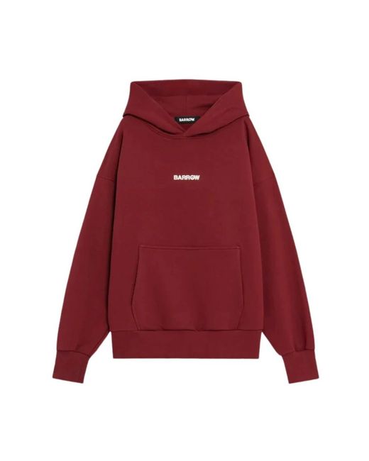 Hoodies di Barrow in Red da Uomo