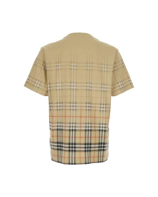 Burberry T-Shirts in Natural for Men | Lyst