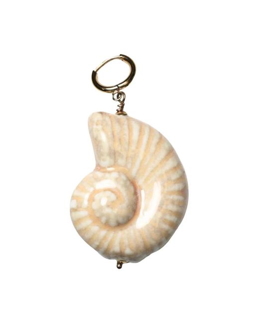 BONNIE STUDIOS Metallic Shell Big Pendant
