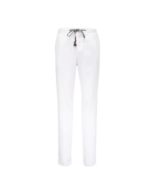 Marco Pescarolo White Sweatpants for men