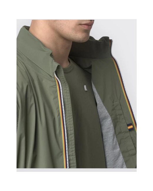 Light Jackets K-Way de hombre de color Green