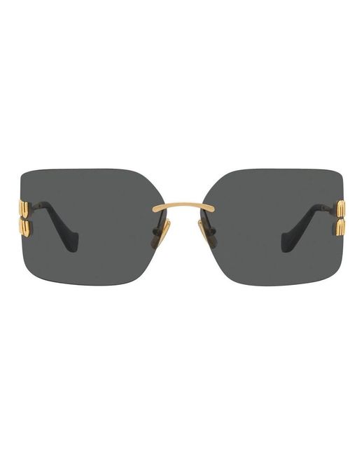 Miu Miu Gray Gold/lichtgraue sonnenbrille,sunglasses,gold/licht violette sonnenbrille smu 54ys