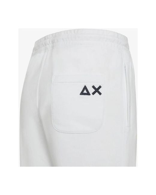 Sun 68 White Sweatpants for men