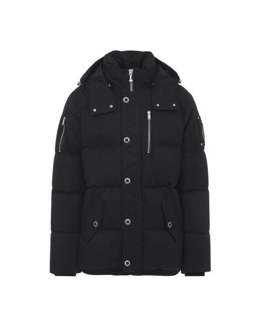 Down Jackets di Moose Knuckles in Black da Uomo