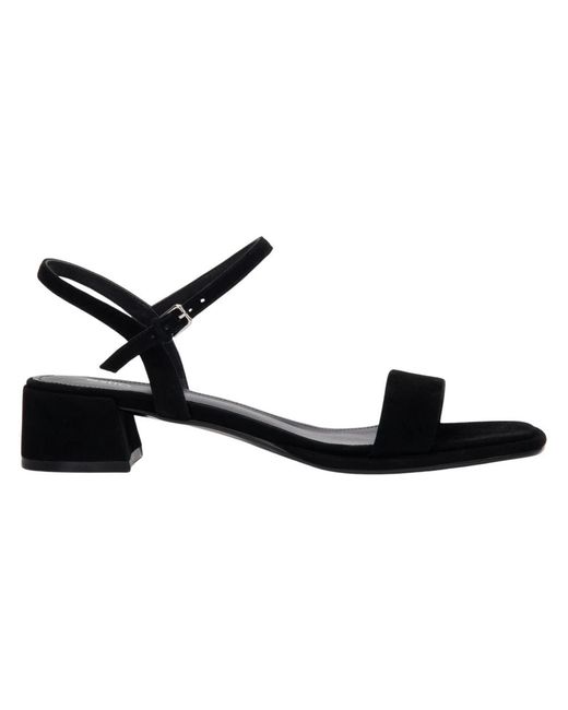 ESTRO Black High Heel Sandals