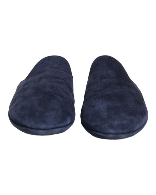 Dolce & Gabbana Blue Slippers for men