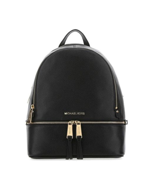 Michael Kors Black Backpacks