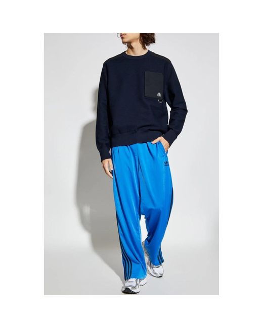 Moose Knuckles Round-Neck Knitwear in het Blue voor heren