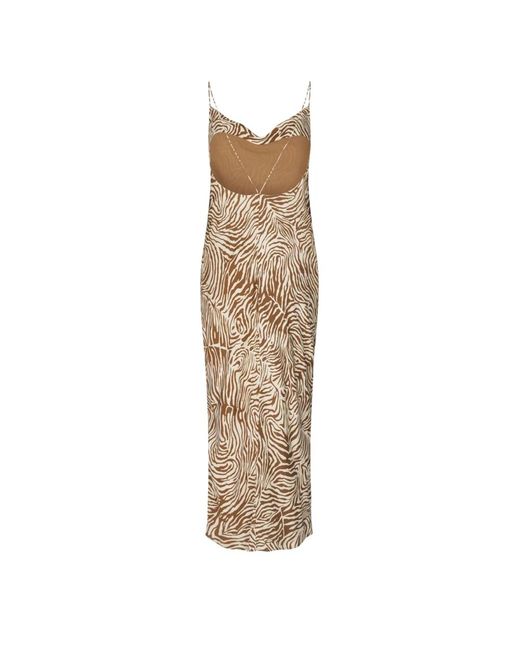 Samsøe & Samsøe Midi Dresses in het Natural