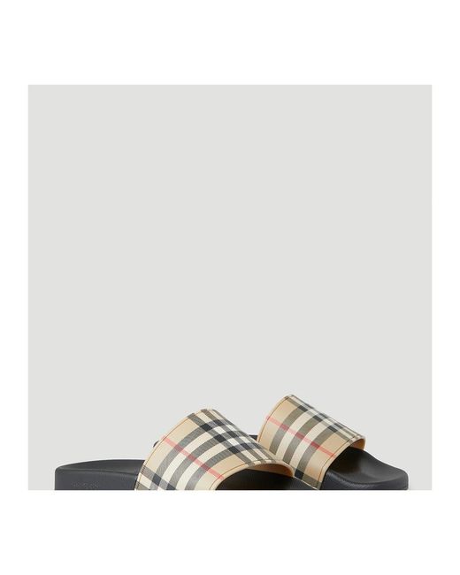 Burberry Natural Sliders