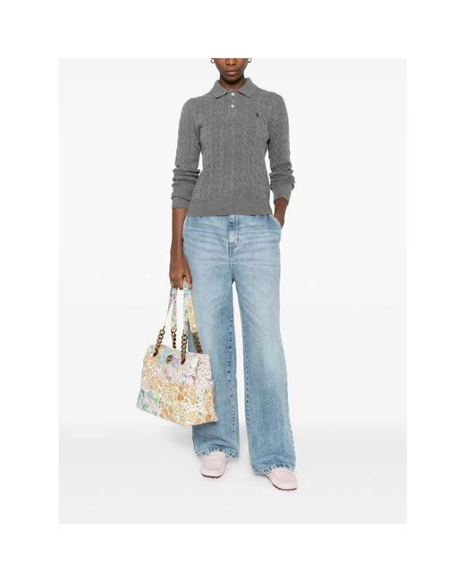 Polo Ralph Lauren Gray Round-Neck Knitwear