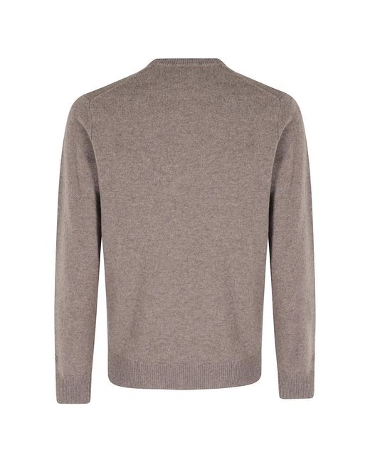 Mc2 Saint Barth Gray Round-Neck Knitwear for men