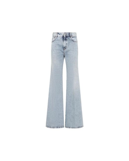 Sportmax Flared Jeans in het Blue