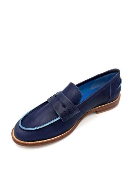 Lemarè Blue Loafers