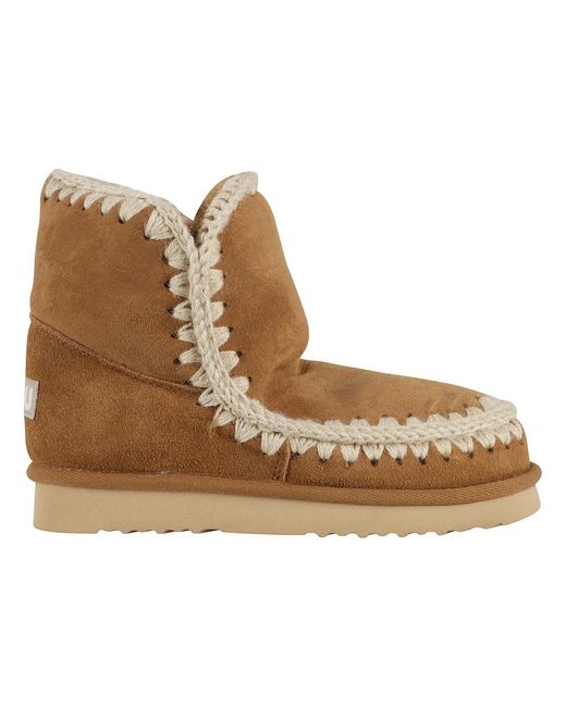 Winter Boots Mou de color Brown