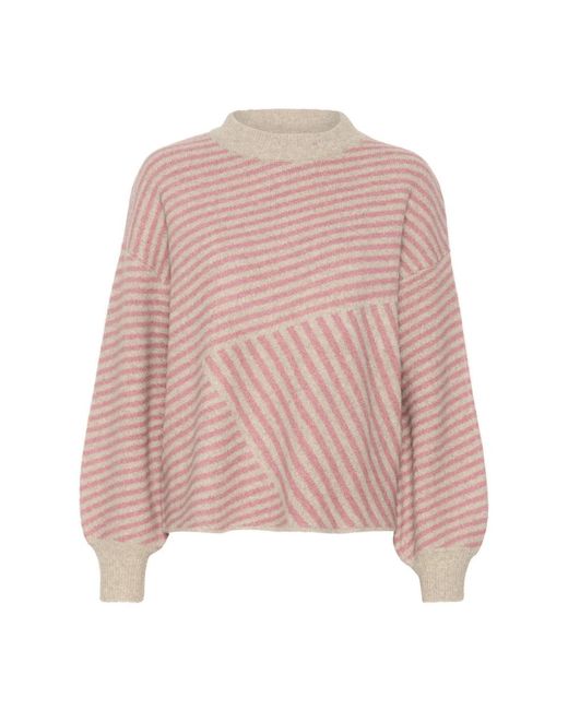 Turtlenecks Kaffe en coloris Pink