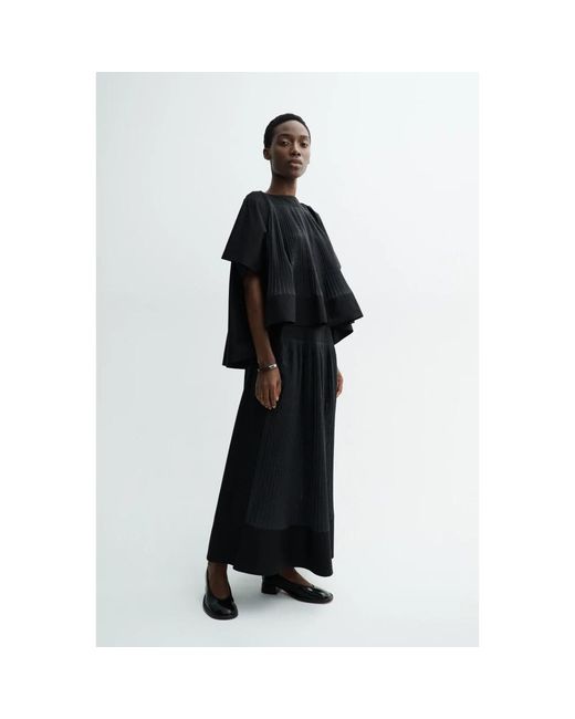 Mark Kenly Domino Tan Black Maxi Skirts