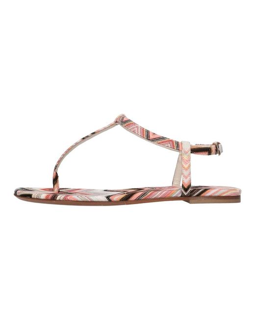 Missoni Pink Edith Flache Schuhe