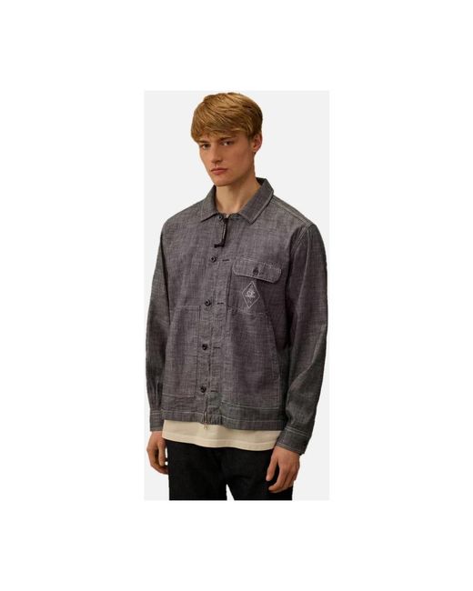 C P Company Gray Light Jackets for men
