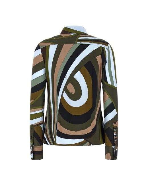 Emilio Pucci Green Shirts