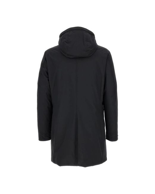 Moorer Black Parkas for men