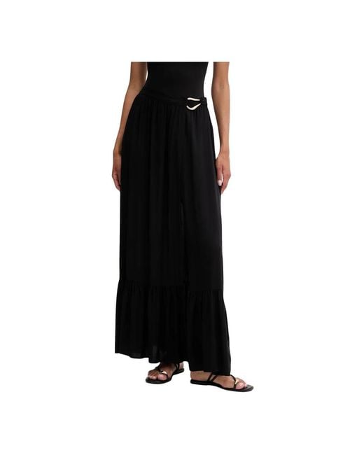 Guess Vera Maxi Rok in het Black