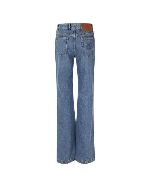 Straight Jeans Etro en coloris Blue