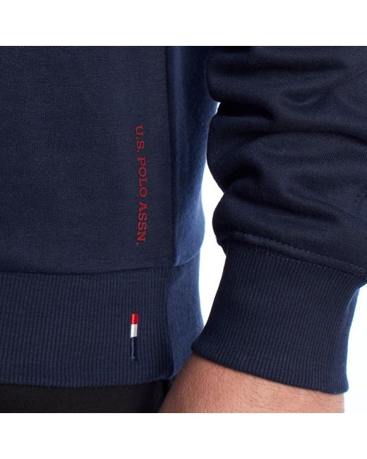 U.S. POLO ASSN. Blue Round-Neck Knitwear for men