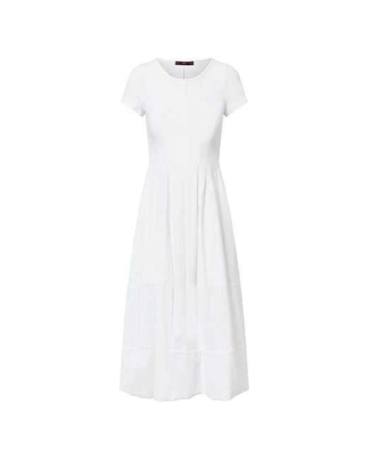 High White Midi Dresses