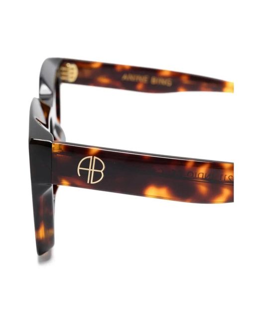 Anine Bing Brown Sunglasses