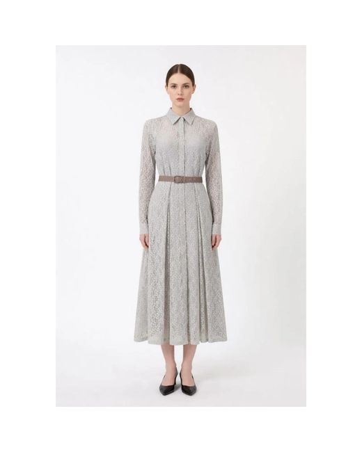 Max Mara Gray Shirt Dresses