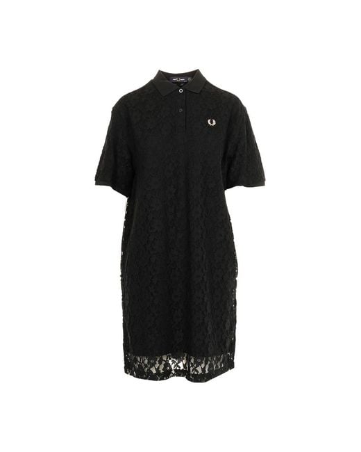 Short Dresses di Fred Perry in Black