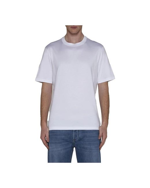 Brunello Cucinelli White T-Shirts for men