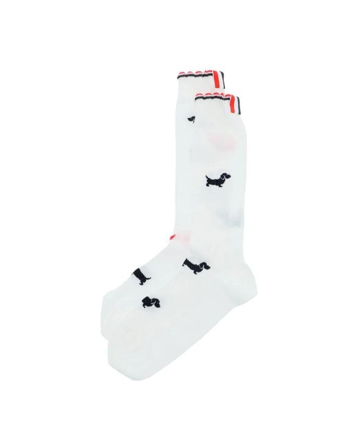 Underwear > socks Thom Browne en coloris White