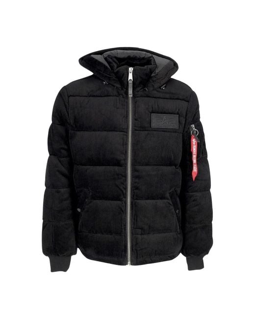 Alpha Industries Black Winter Jackets for men