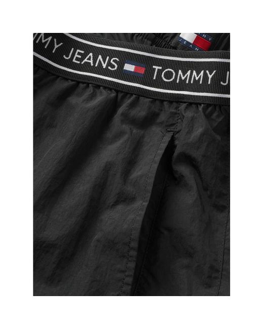 Trousers > wide trousers Tommy Hilfiger en coloris Black
