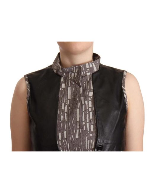 Comeforbreakfast Sleeveless Tops in het Black