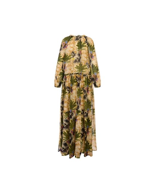 Anjuna Caftan Long in het Metallic