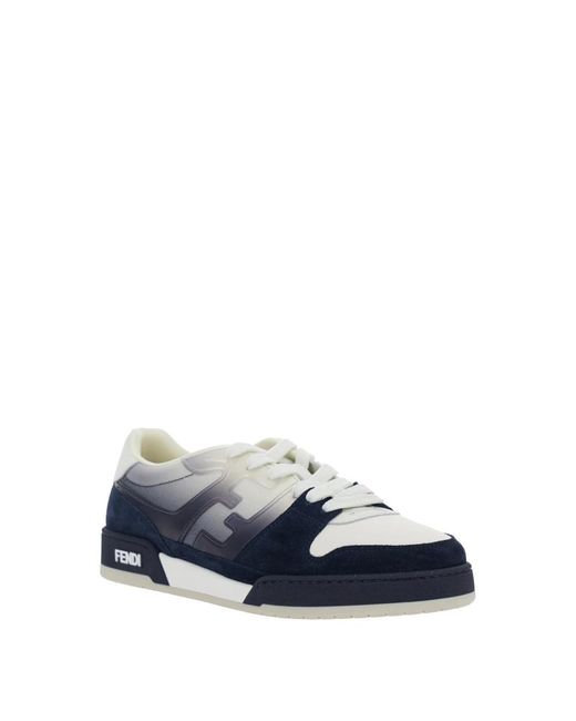 Fendi Blue Sneakers for men