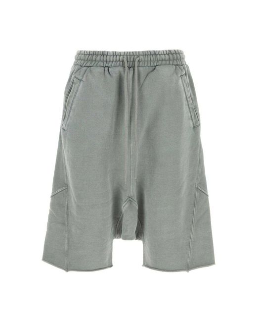 Entire studios Graue Baumwoll-Bermuda-Shorts in Gray für Herren