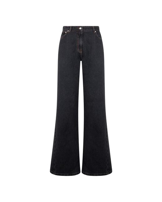 Wide Jeans Moschino de color Blue