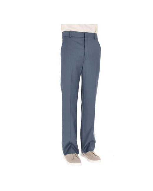 KENZO Blue Suit Trousers for men