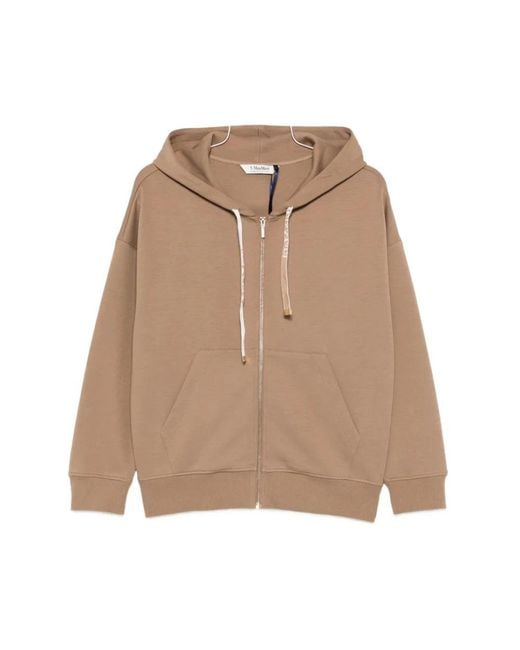 Max Mara Hoodies in het Natural