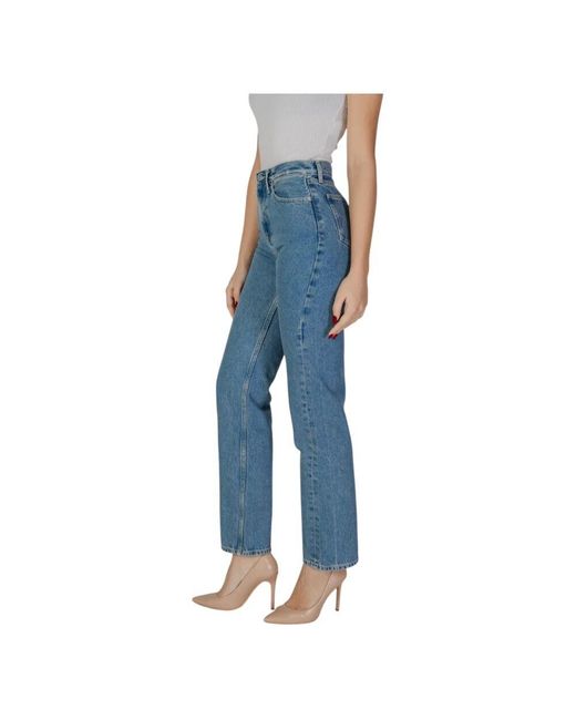 Slim-Fit Jeans Calvin Klein de color Blue