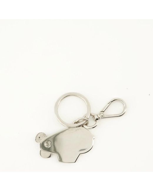 Prada White Keychains for men