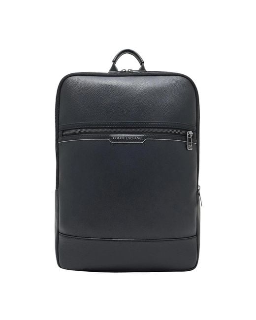 ARMANI EXCHANGE Herren Square Rucksack Mit Logo in Black für Herren