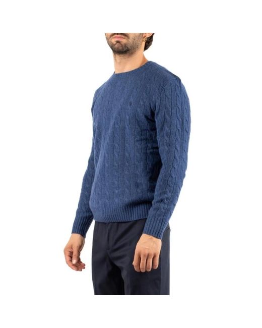 Ralph Lauren Blue Round-Neck Knitwear for men